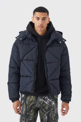 Abstract Quilted Puffer