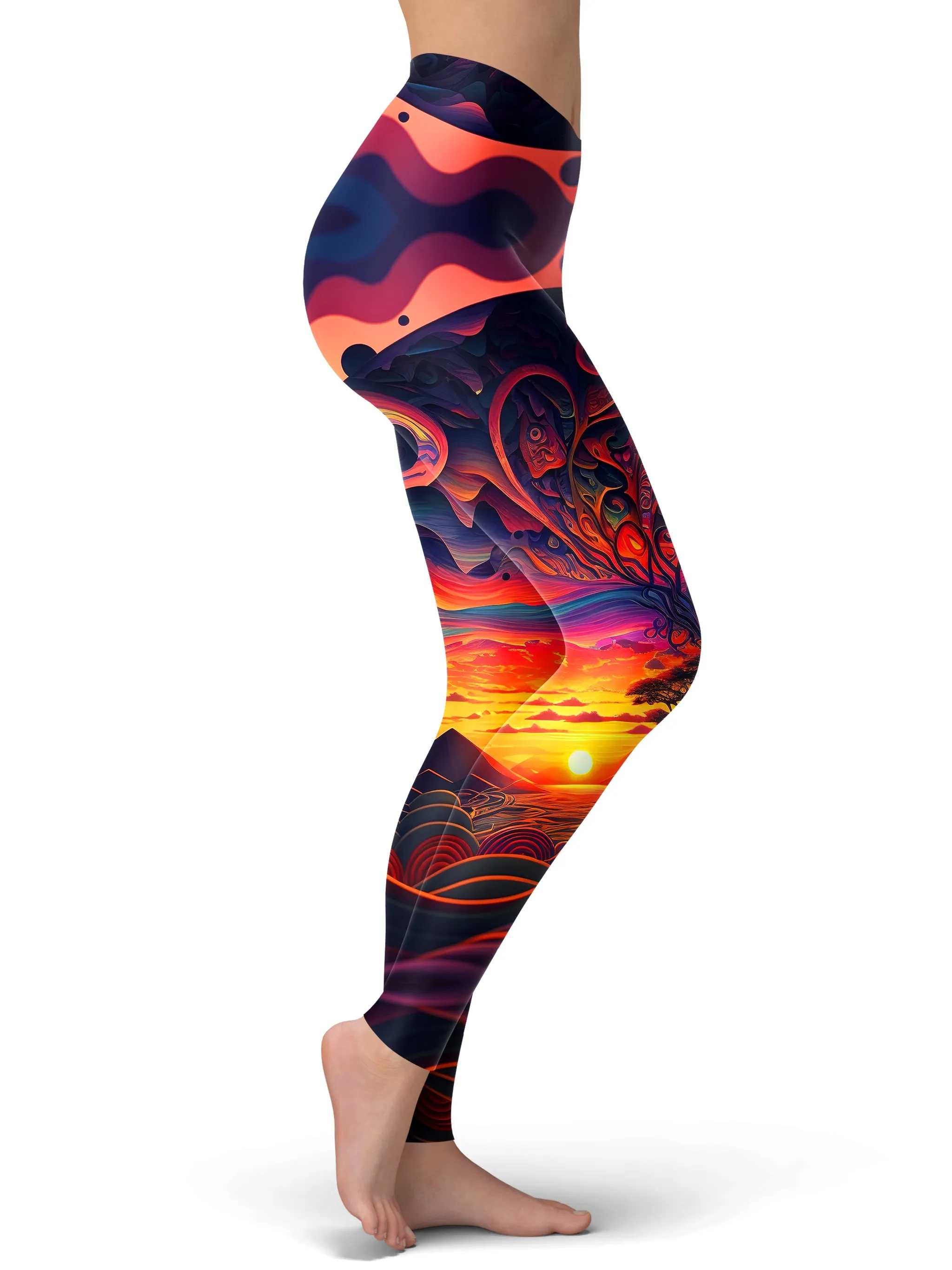 Acid Sunset Leggings