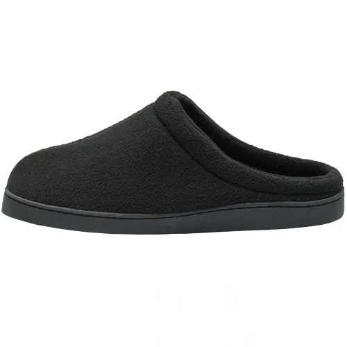 Alpine Swiss Peter Mens Memory Foam Wide Fleece Clog Slippers Slip On House Shoes