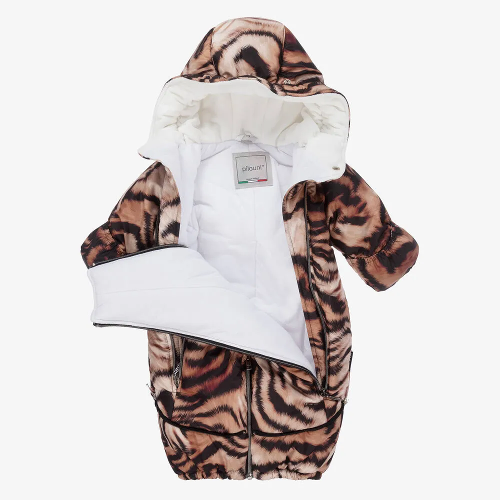 Animal Print Baby Snowsuit