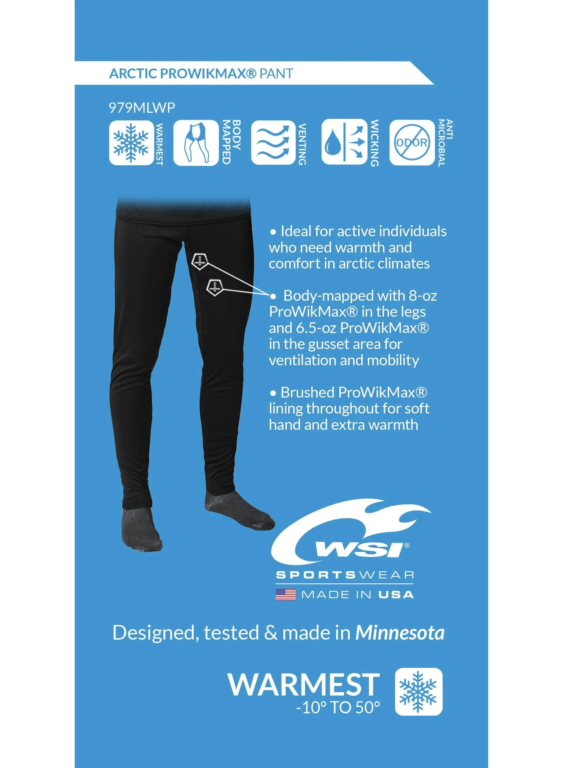 Arctic ProWikMax Thermal Pants (DISCONTINUED, Contact for orders of 20+)