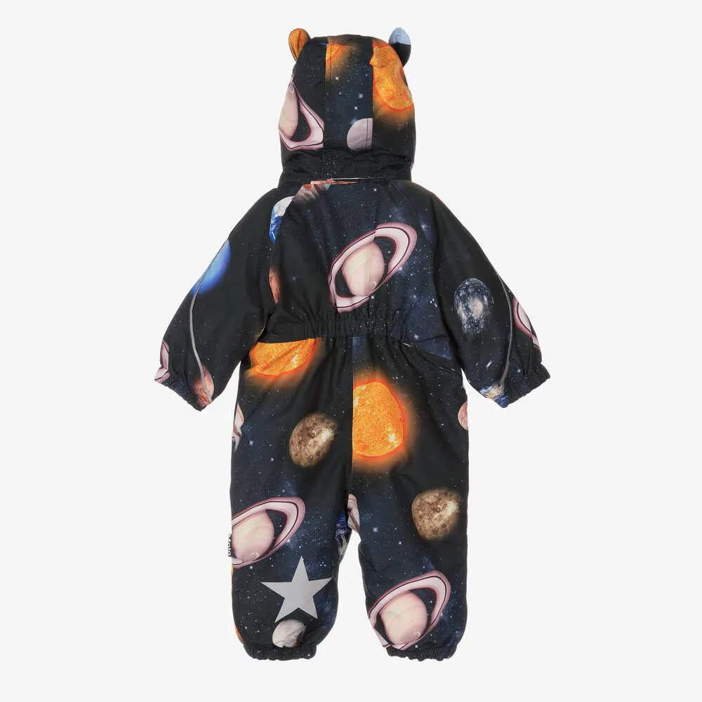 Baby Boys Black Snowsuit