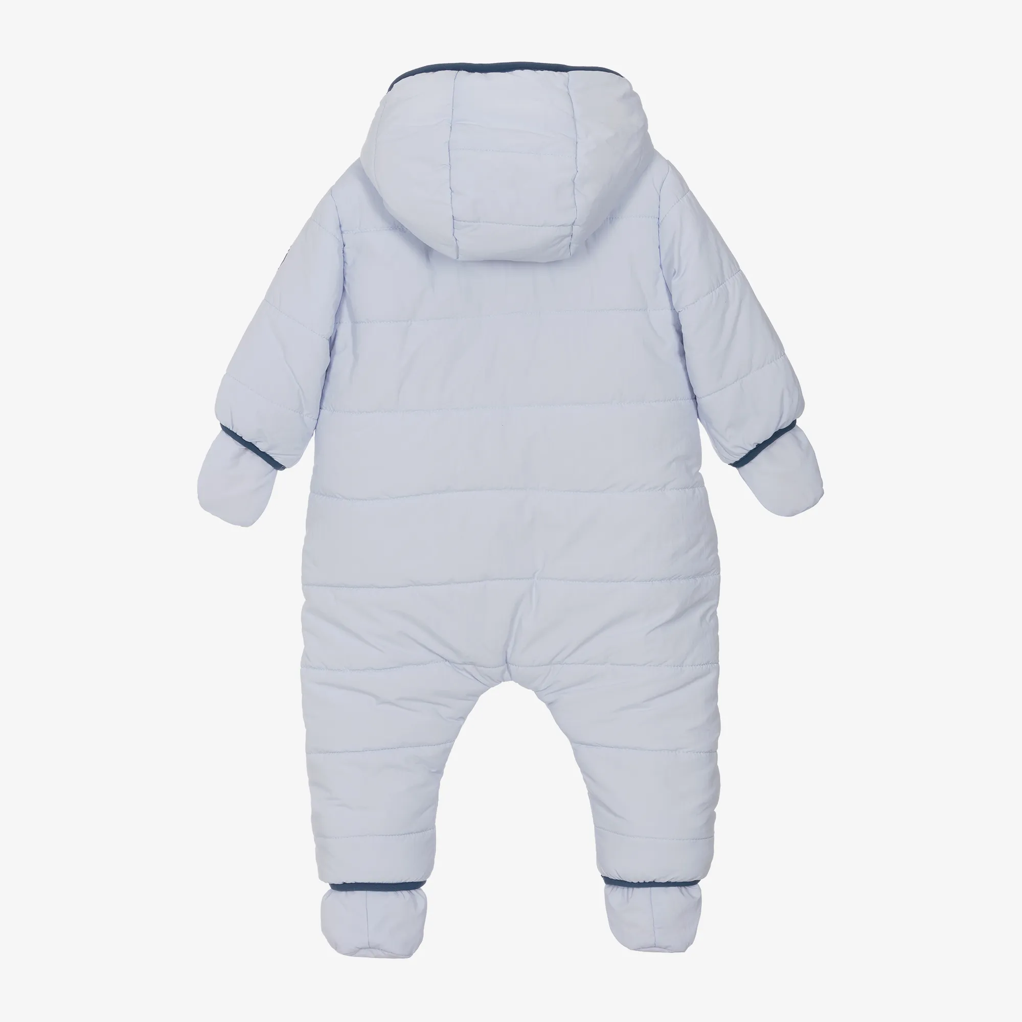 Baby Boys Blue Padded Snowsuit