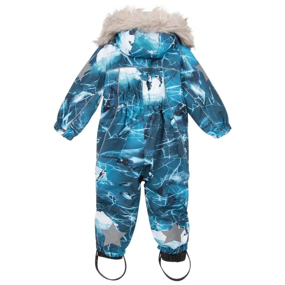 Baby Boys Blue Snowsuit