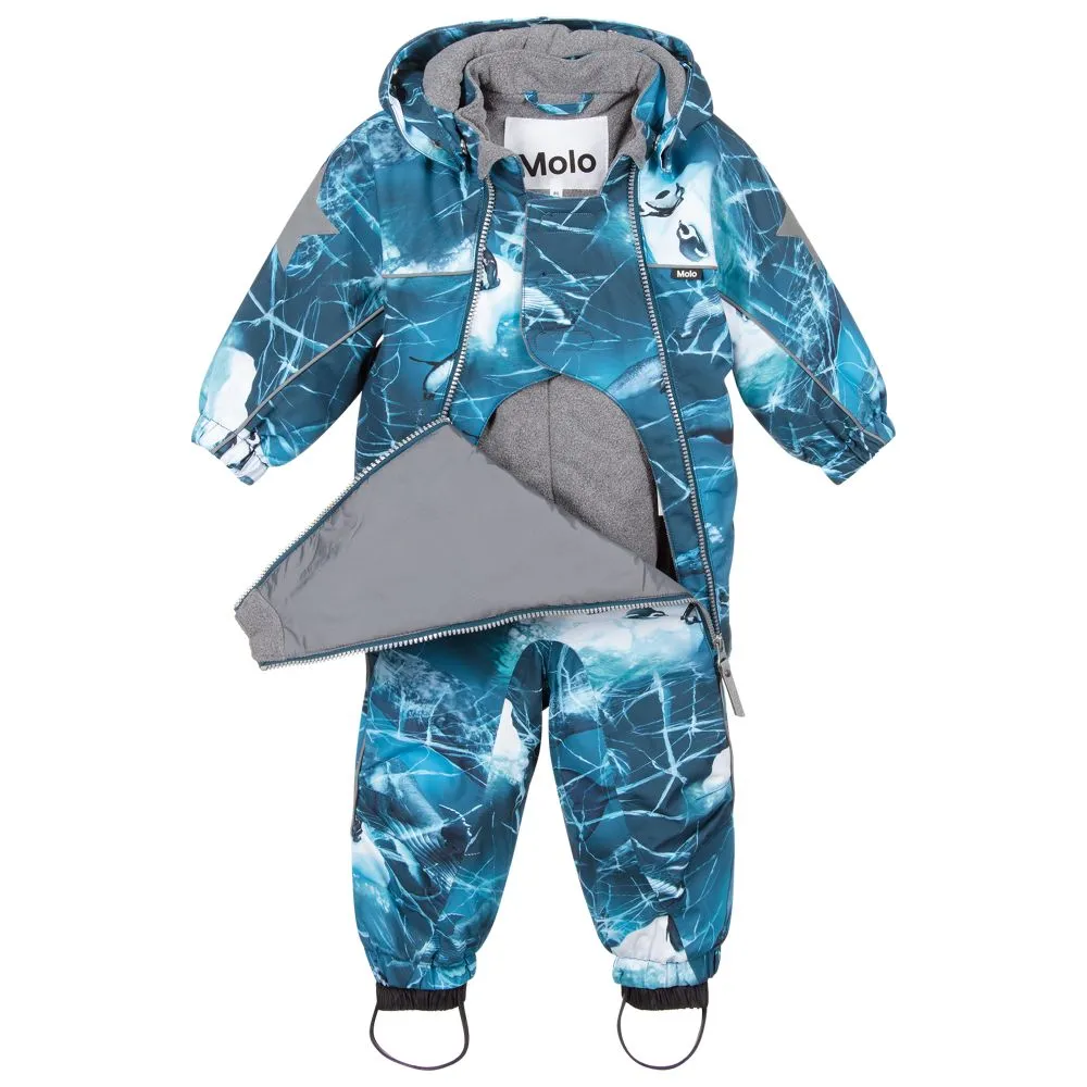 Baby Boys Blue Snowsuit