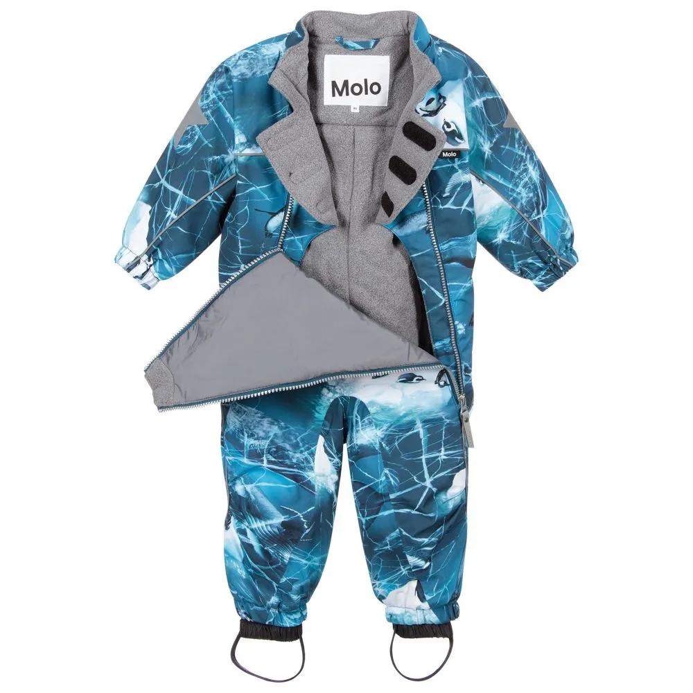 Baby Boys Blue Snowsuit