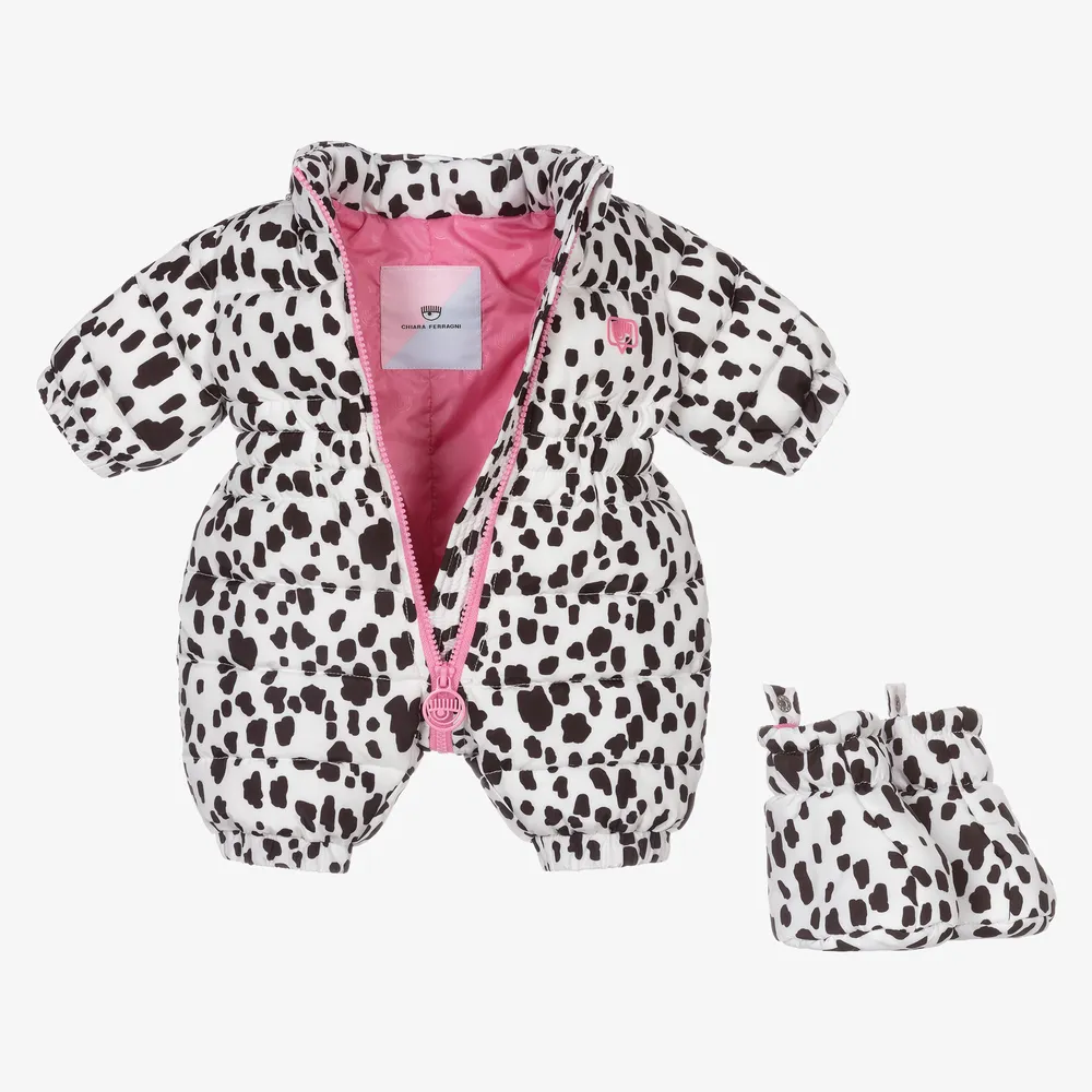 Baby Girls Dalmatian Snowsuit