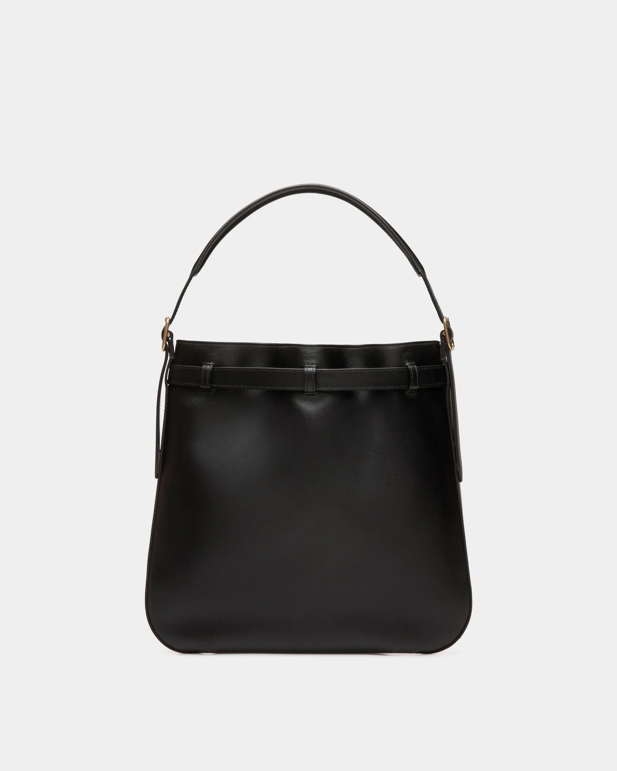 Beckett Crossbody Bag In Black Leather 