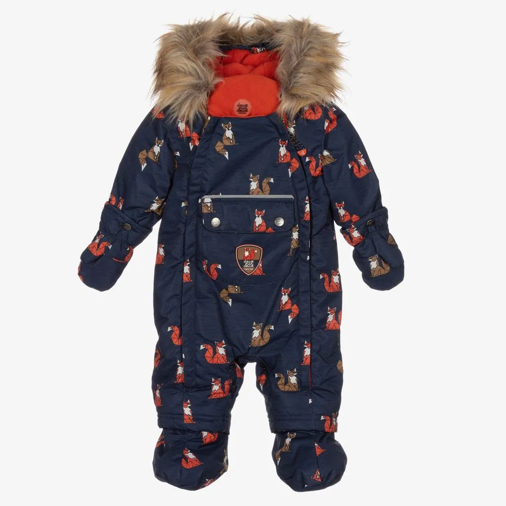 Blue Fox Snowsuit Set