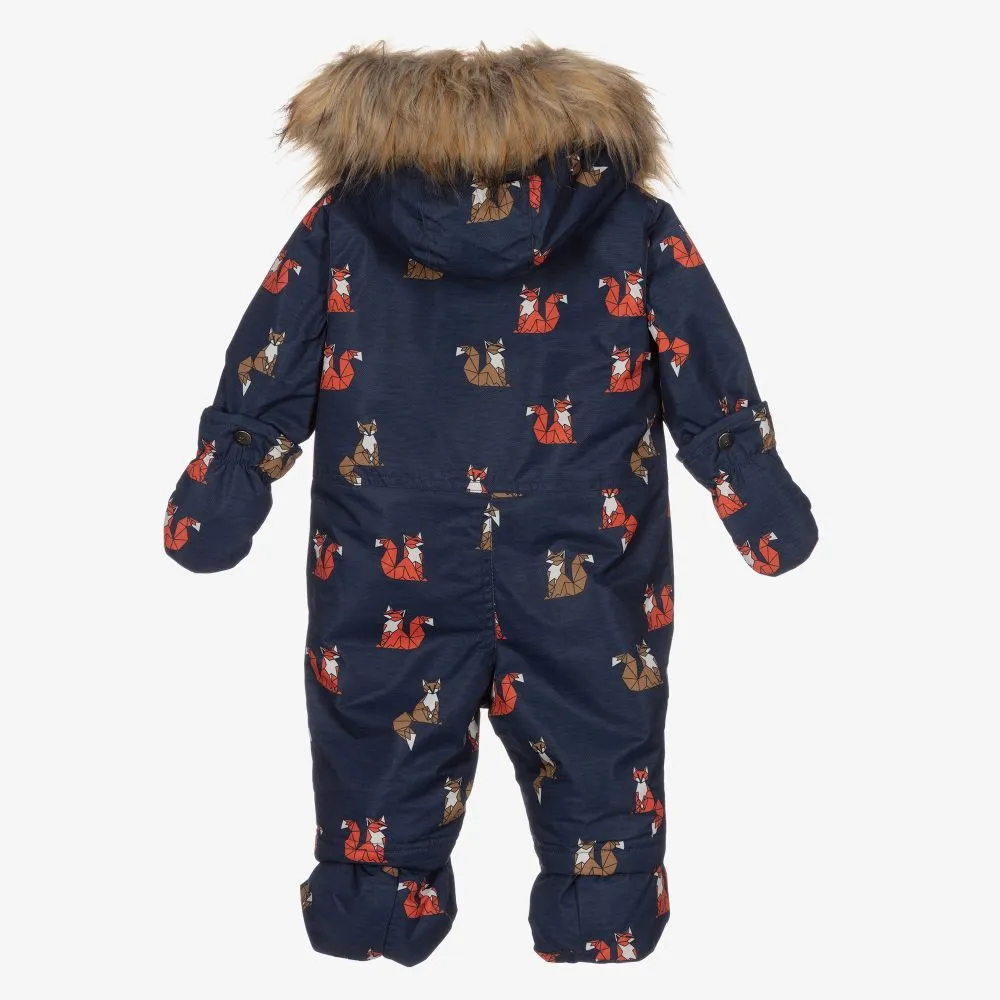 Blue Fox Snowsuit Set