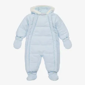 Blue Padded Snowsuit