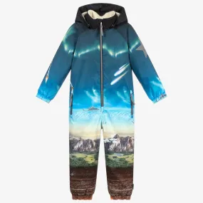 Blue Polar Print Snowsuit