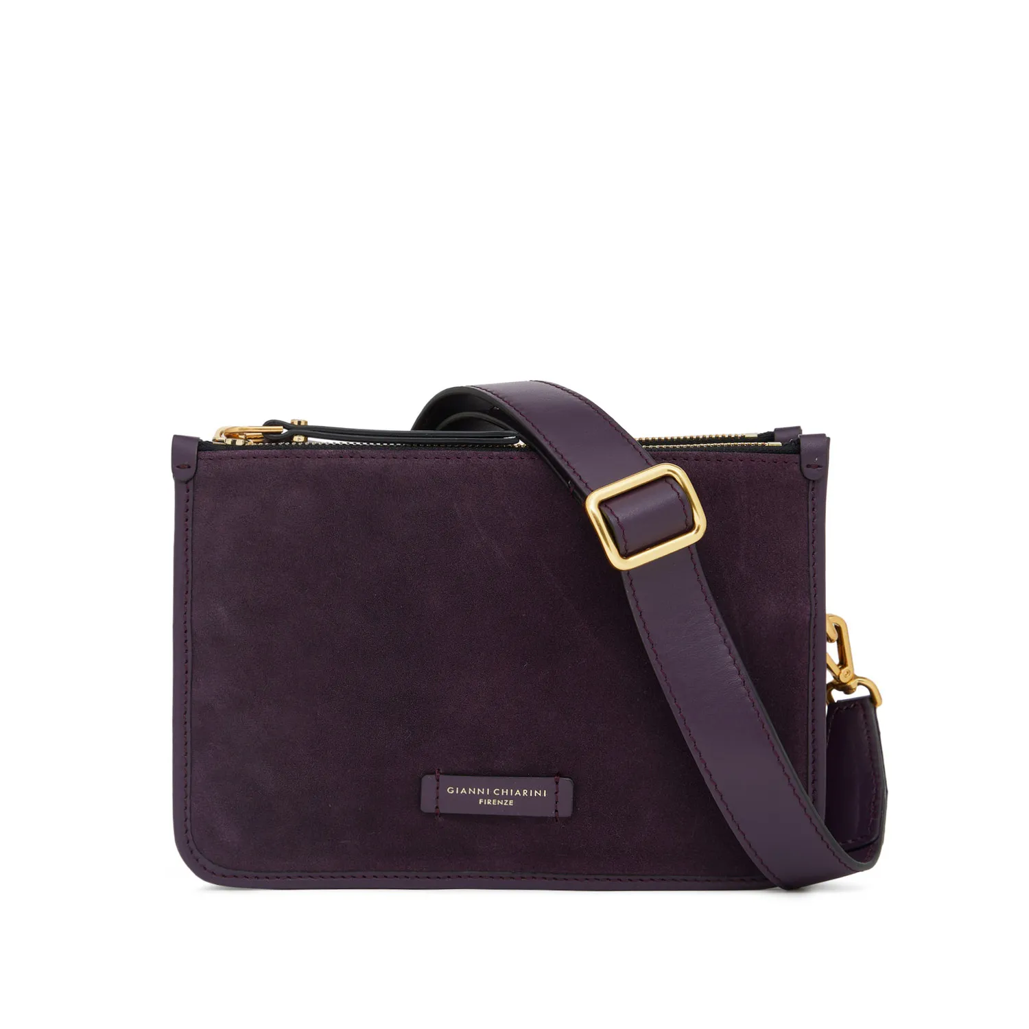 Borsa crossbody Debbie New in pelle prugna