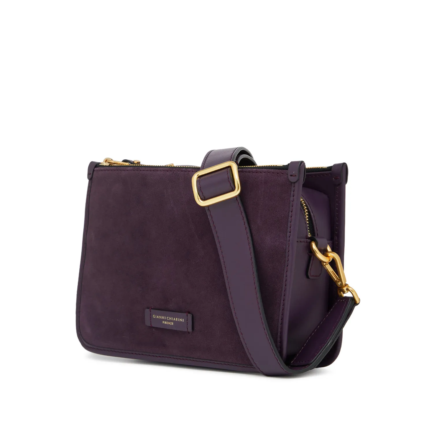 Borsa crossbody Debbie New in pelle prugna