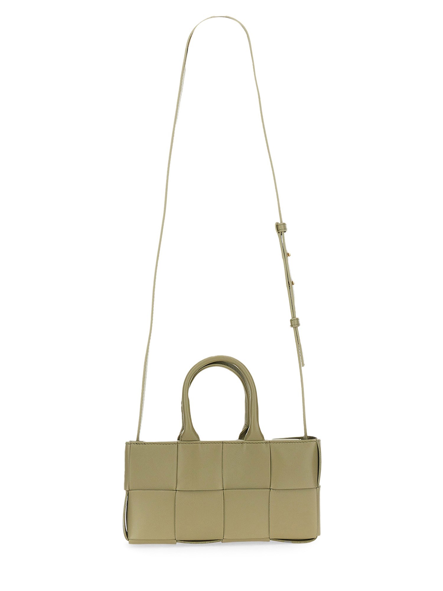 BOTTEGA VENETA    EAST-WEST MINI LEATHER BOW TOTE BAG