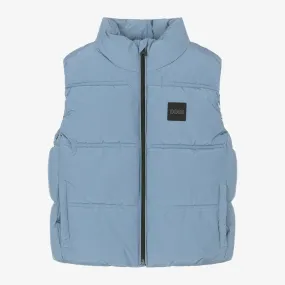 Boys Blue Puffer Gilet