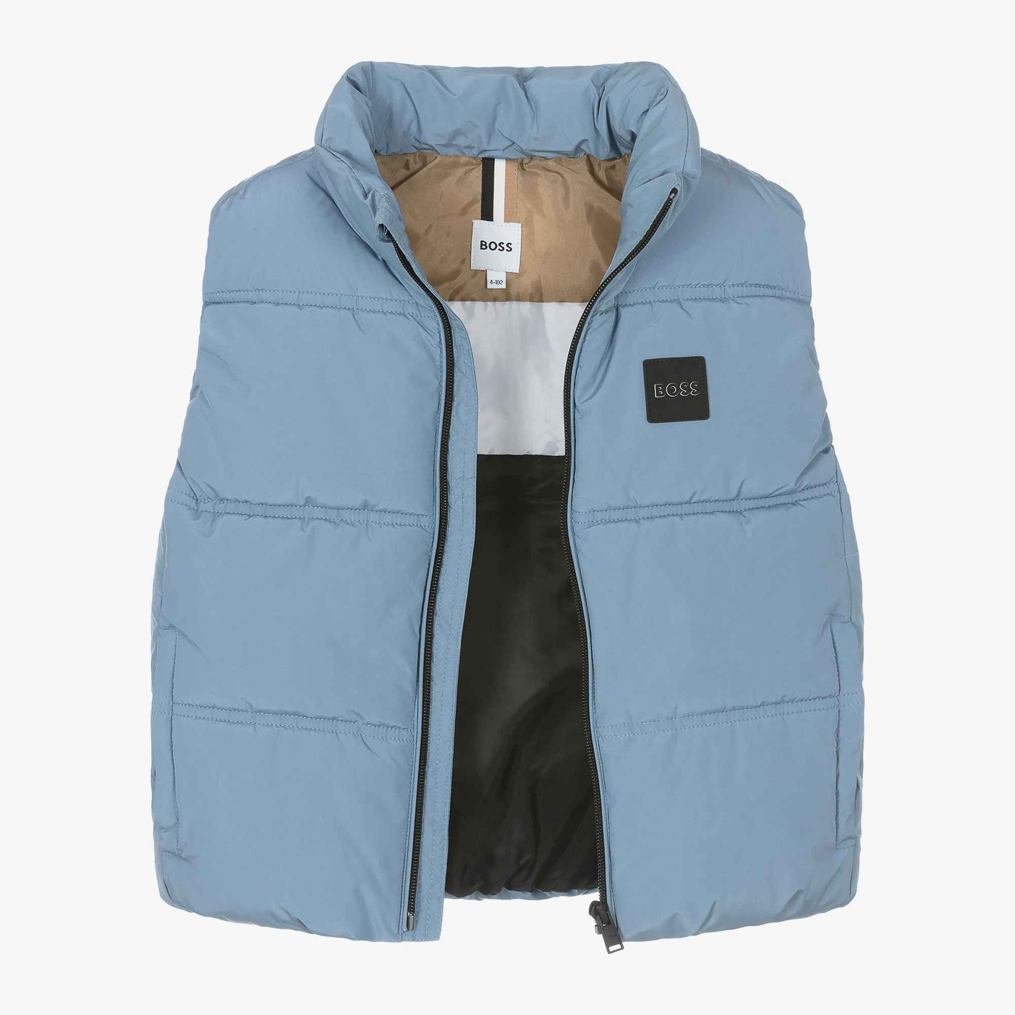 Boys Blue Puffer Gilet