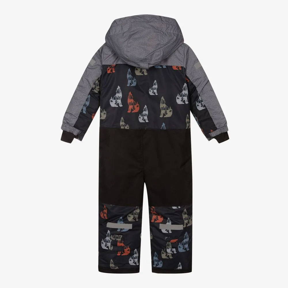 Boys Blue Wolf Snowsuit