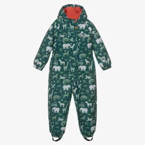 Boys Green Jungle Snowsuit