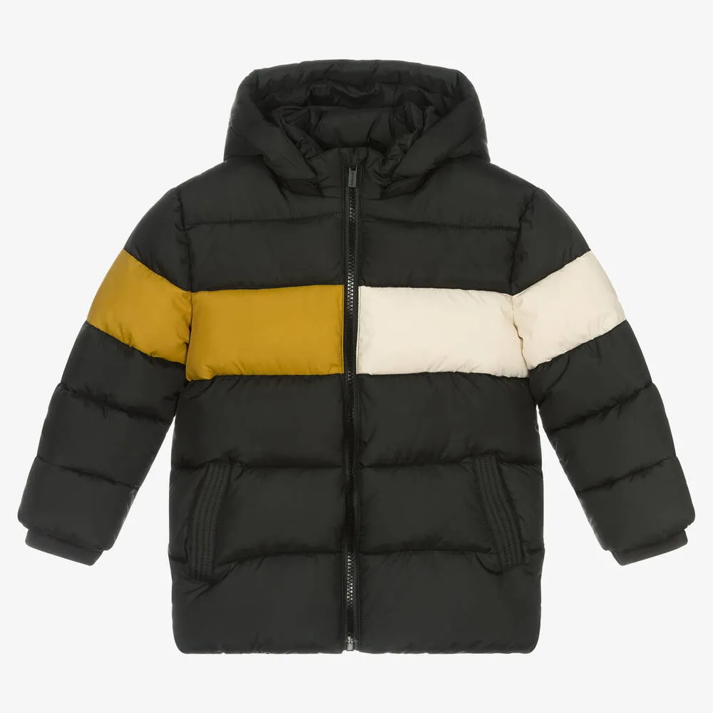 Boys Grey Puffer Jacket