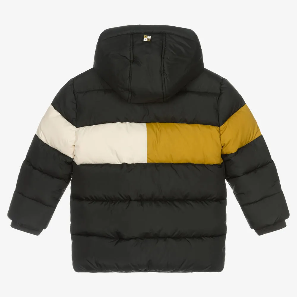 Boys Grey Puffer Jacket