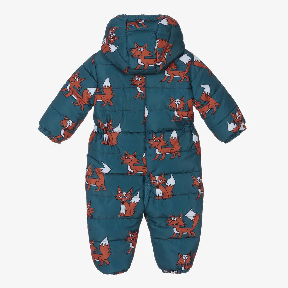 Boys Petrol Blue Snowsuit