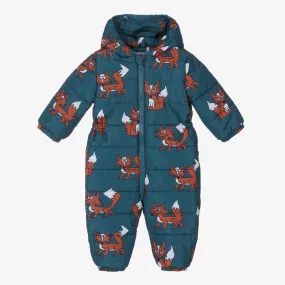 Boys Petrol Blue Snowsuit