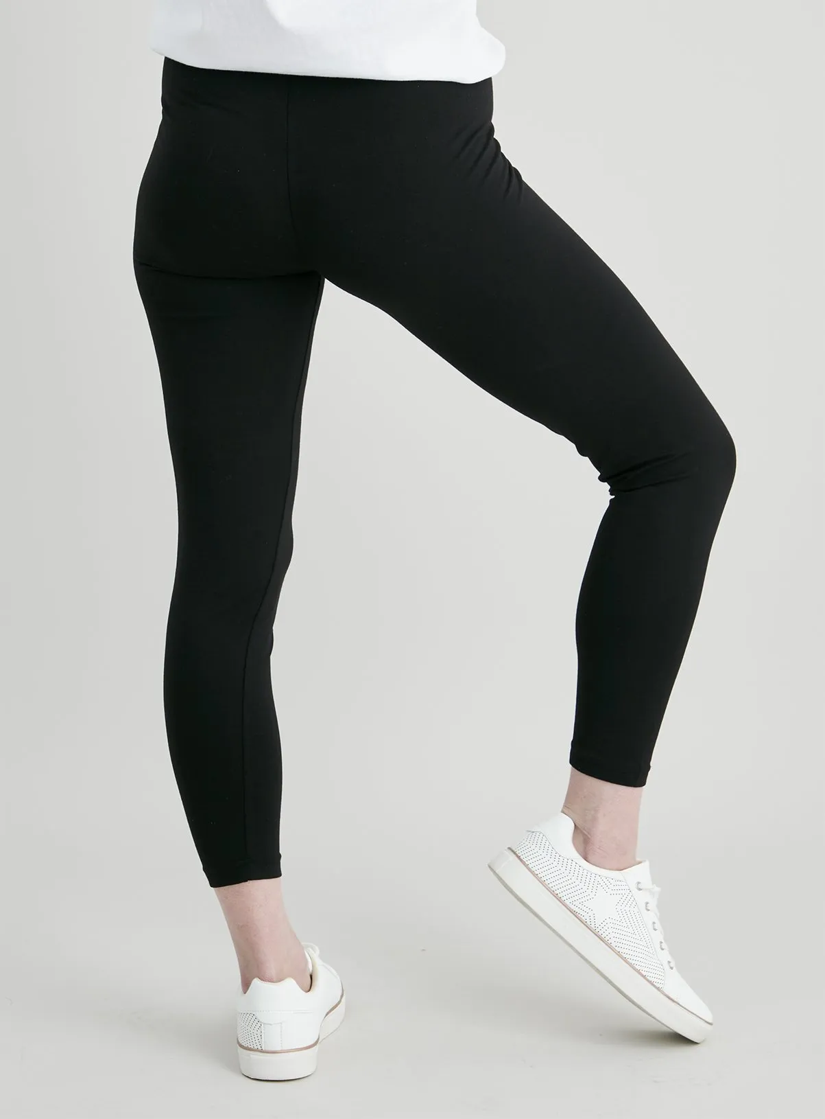 Buy Black Luxurious Soft Touch Leggings 10L | Leggings | Tu