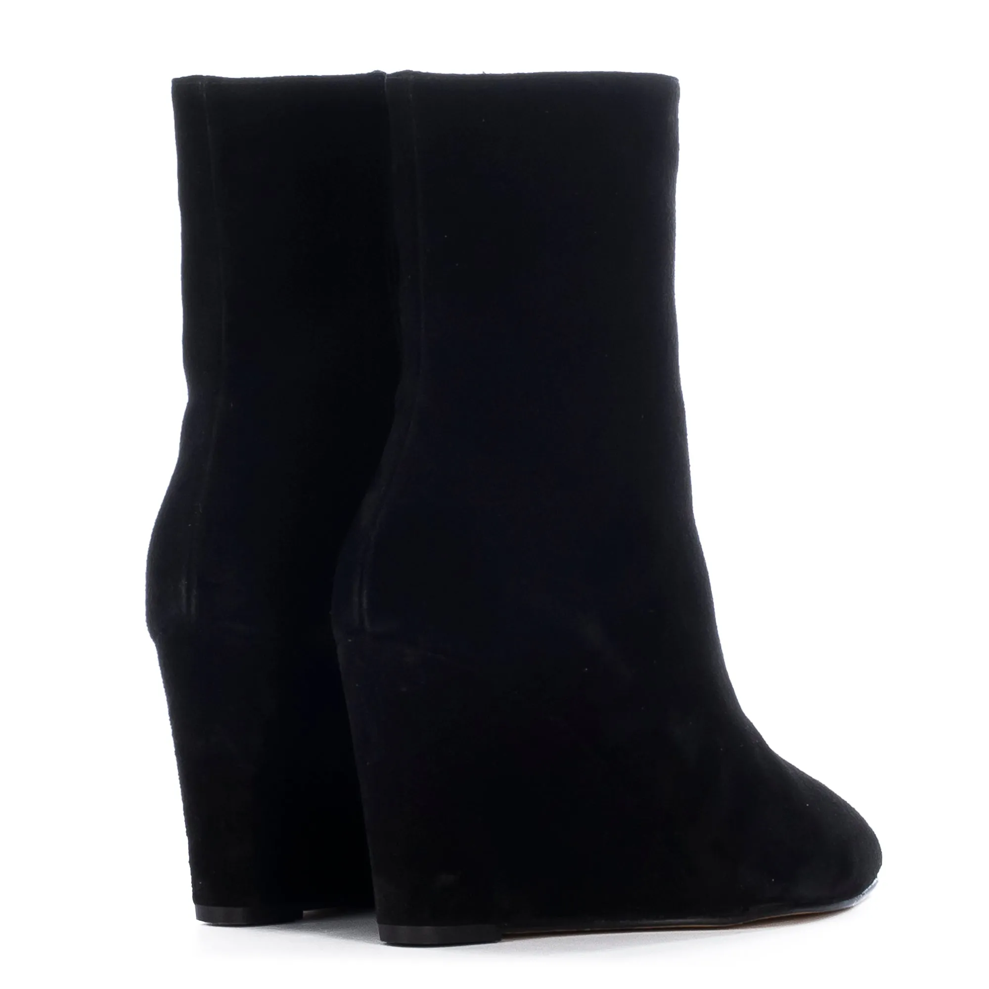 CARLOTA BLACK SUEDE BOOTIES