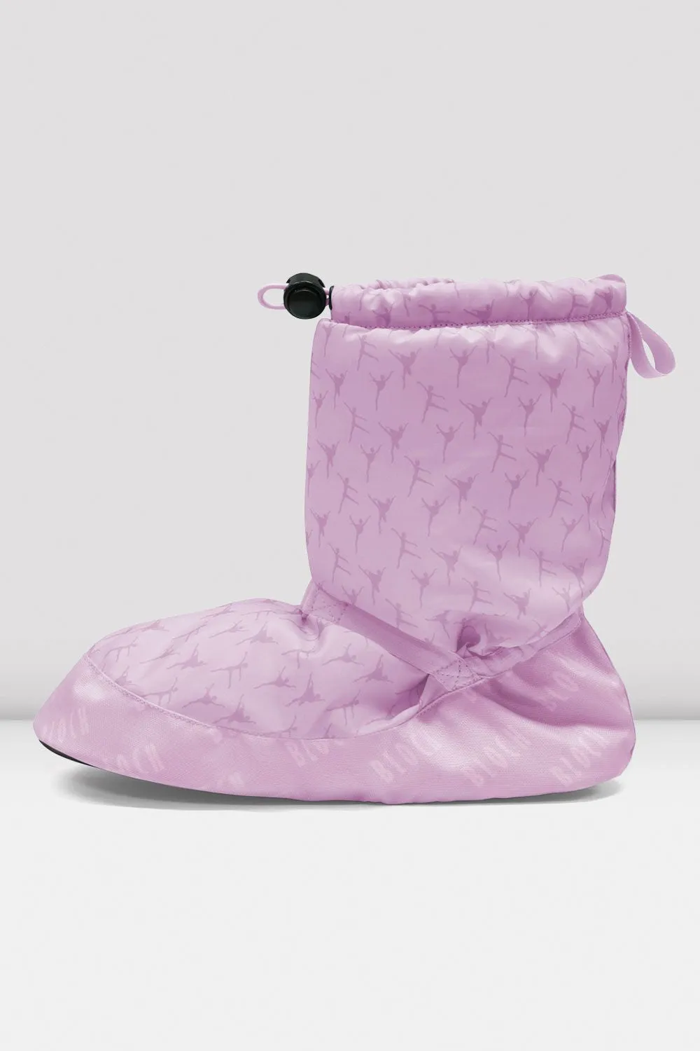 Childrens Ballerina Print Warm Up Booties