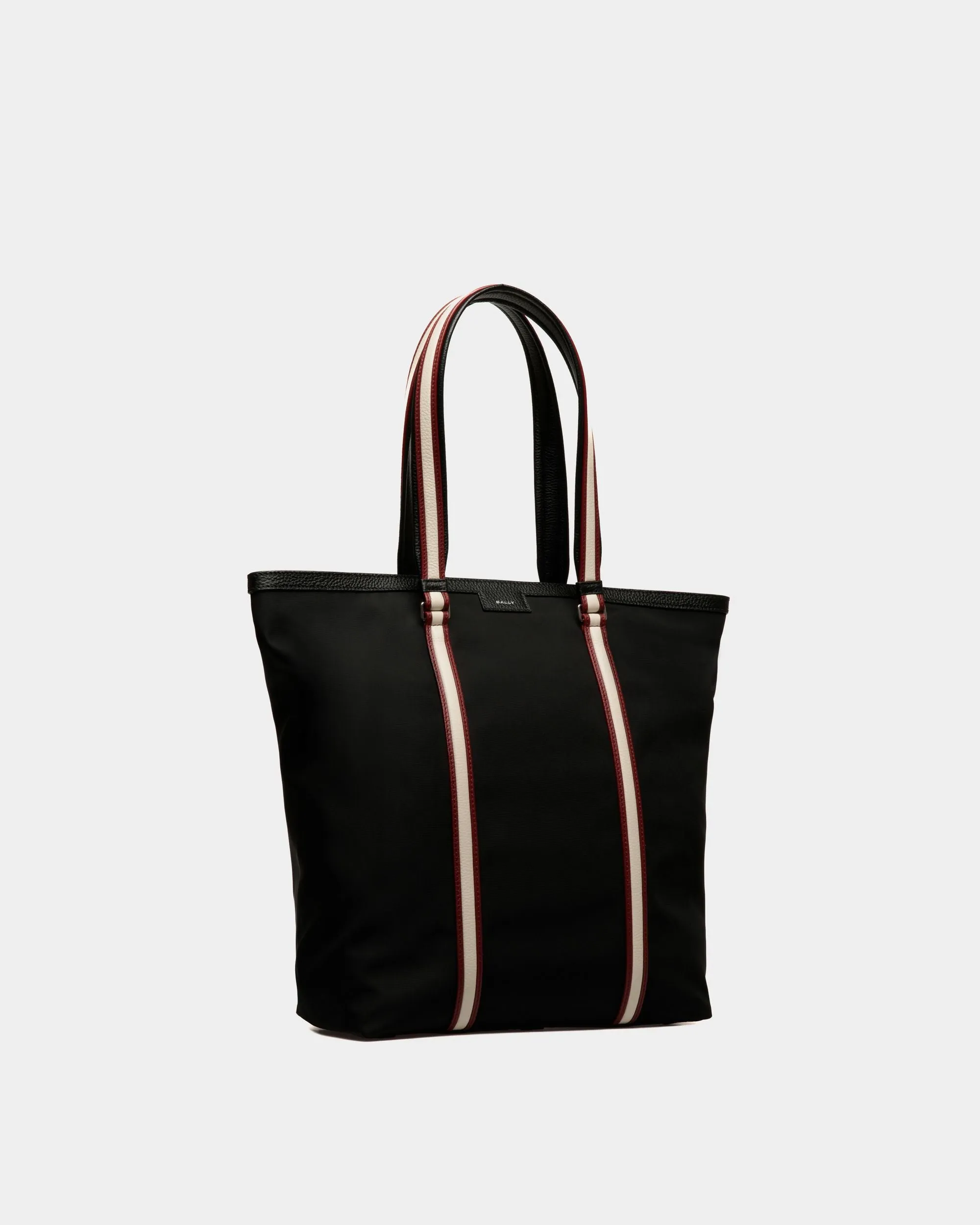 Code Tote In Black Nylon 