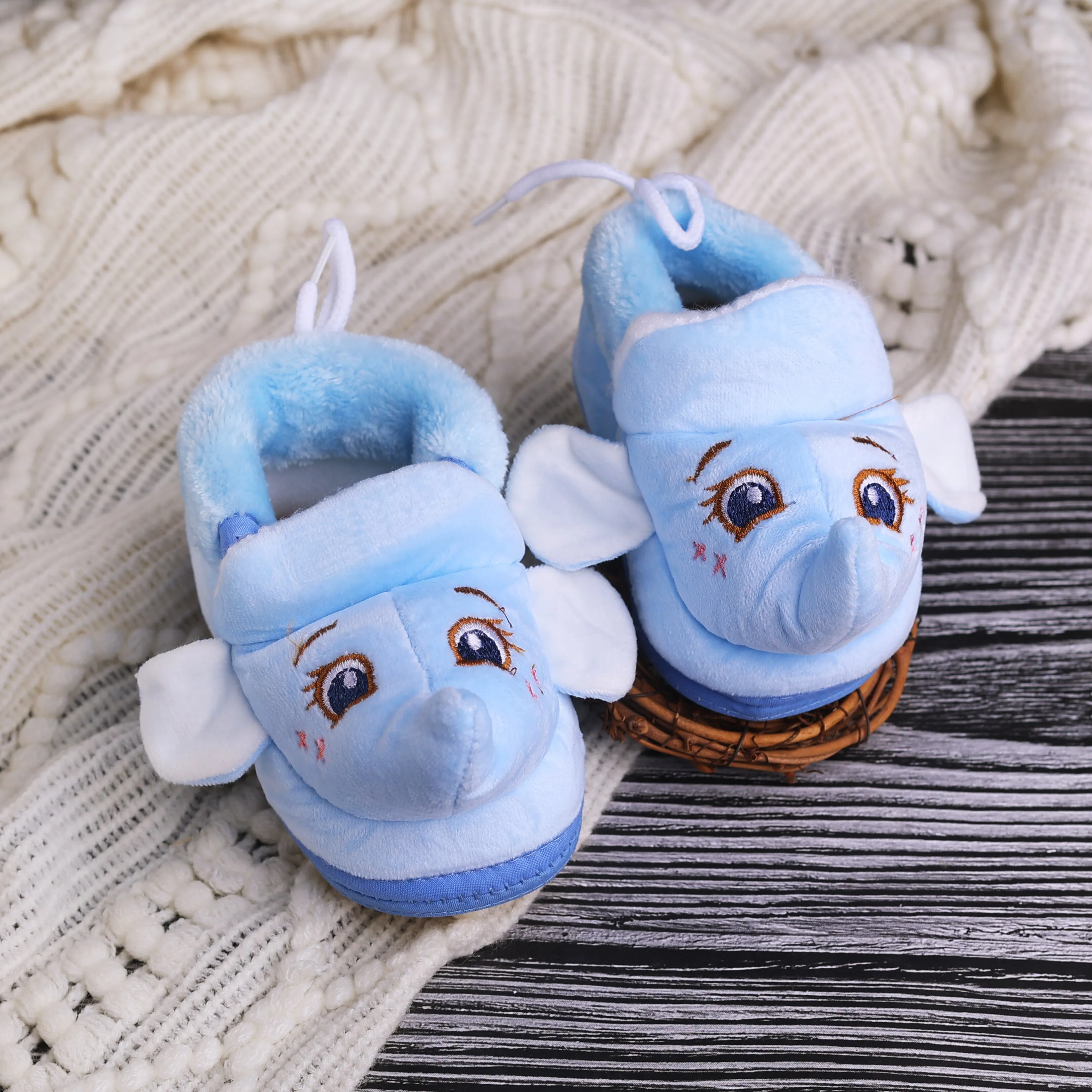 Combo of Infant Baby Bear Booties (Qnty-2)