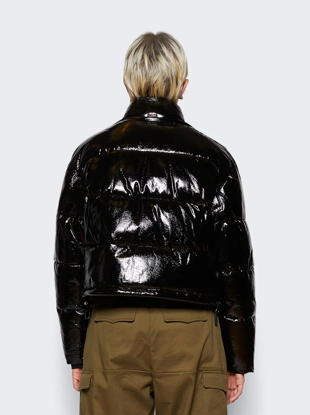 Courrèges   Vinyl Puffer Jacket Black 