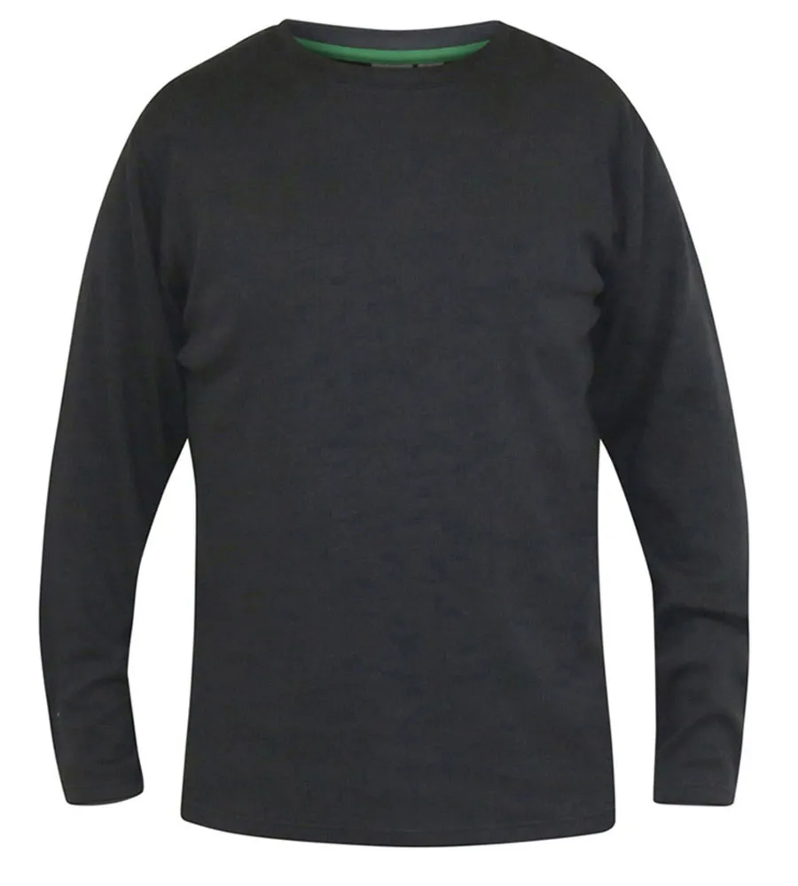 D555 Big Mens Thermal Long Sleeve T-Shirt (EXETER)