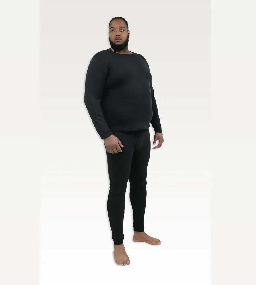 D555 Big Mens Thermal Long Sleeve T-Shirt (EXETER)