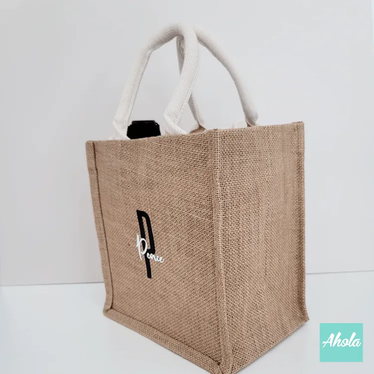 【Daily】Burlap tote bag 粗麻布手提袋