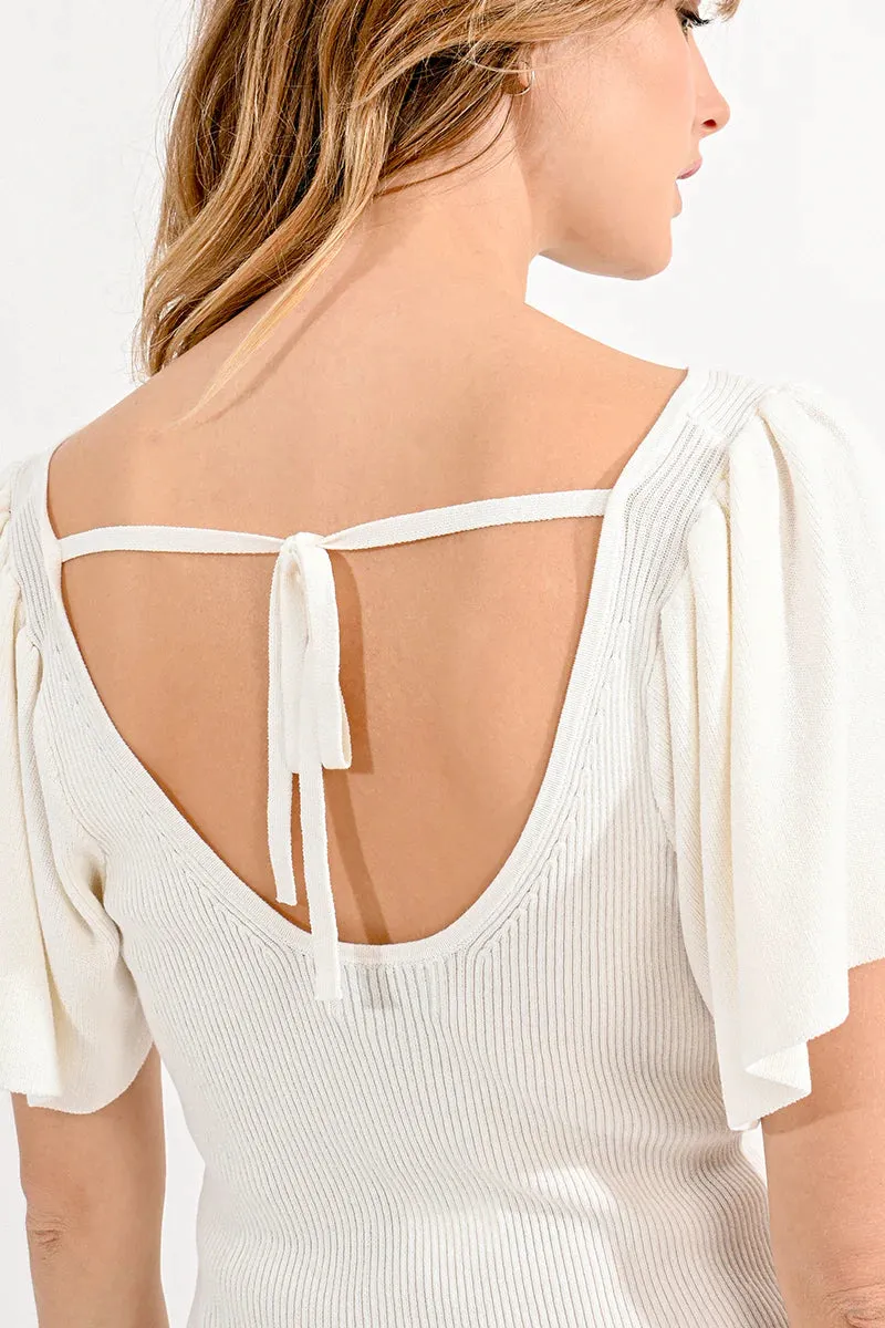 Deep V Neckline Jumper