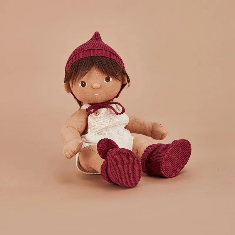 Dinkum Doll Knit Set - Plum