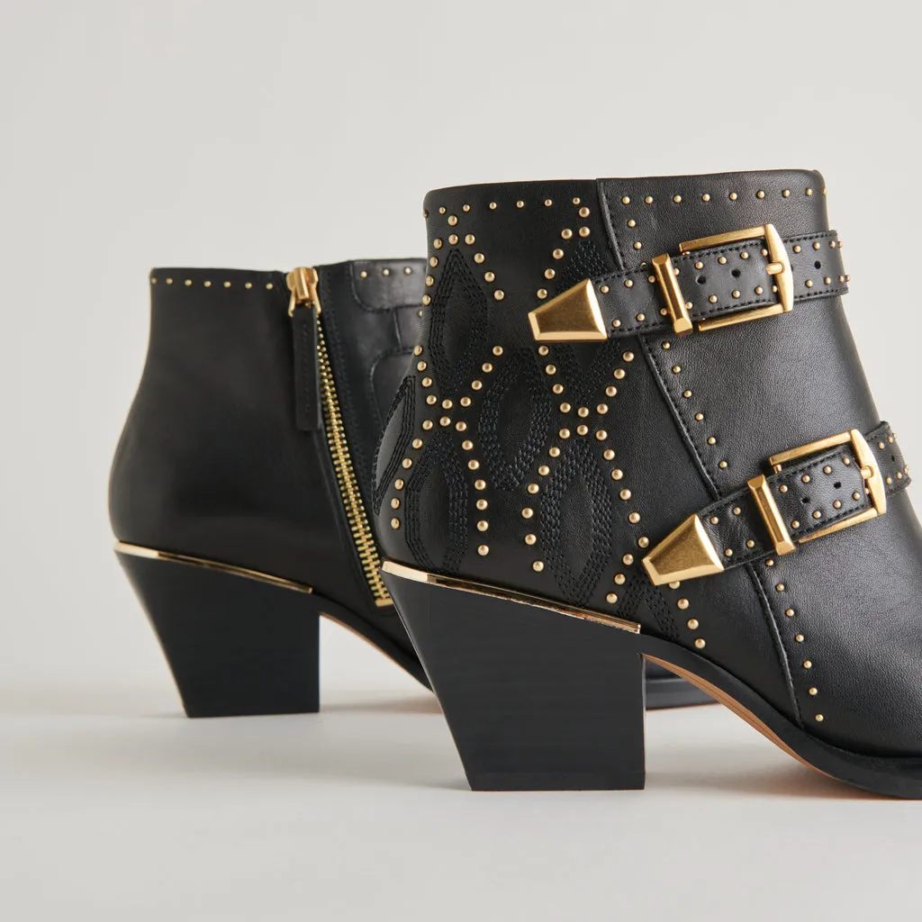 Dolce Vita Ronnie Studded Black Booties