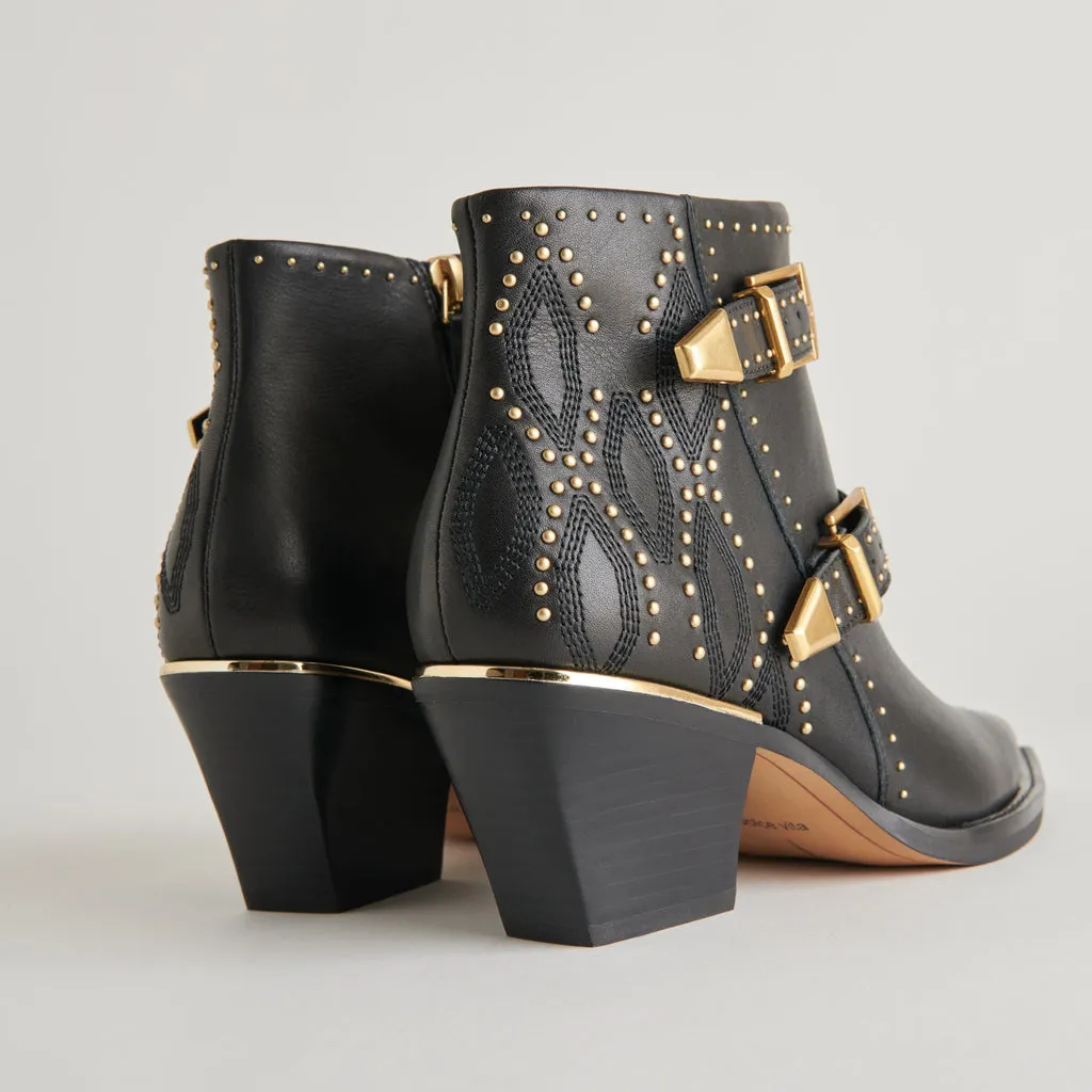 Dolce Vita Ronnie Studded Black Booties