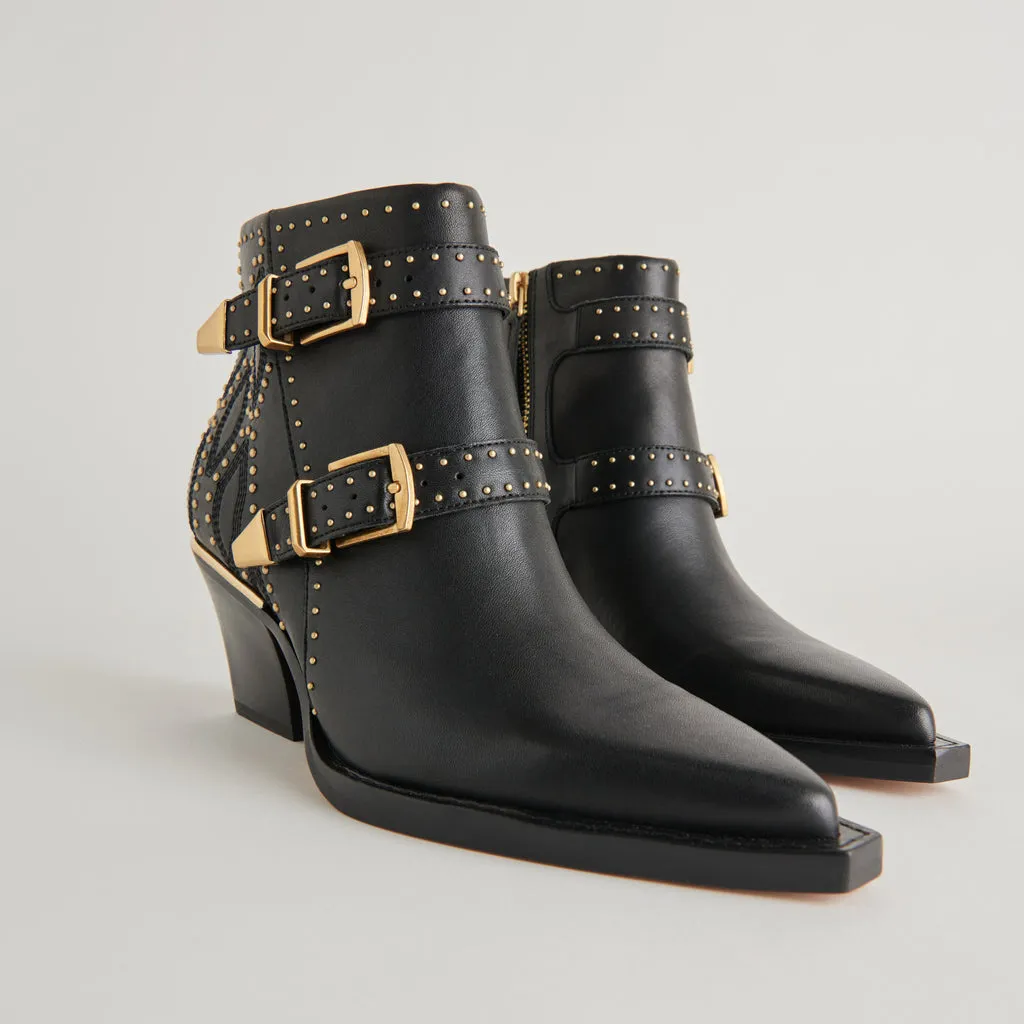 Dolce Vita Ronnie Studded Black Booties