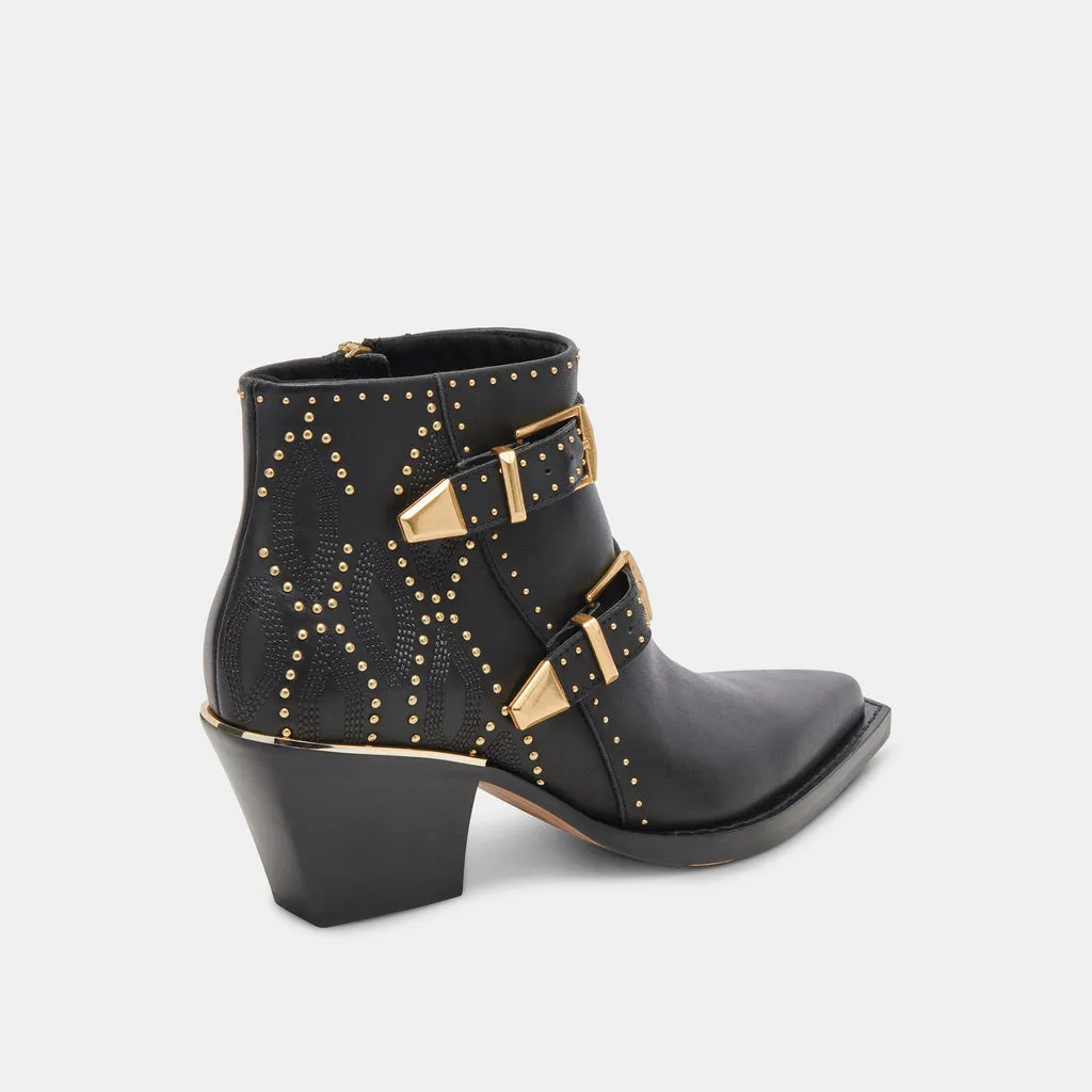 Dolce Vita Ronnie Studded Black Booties