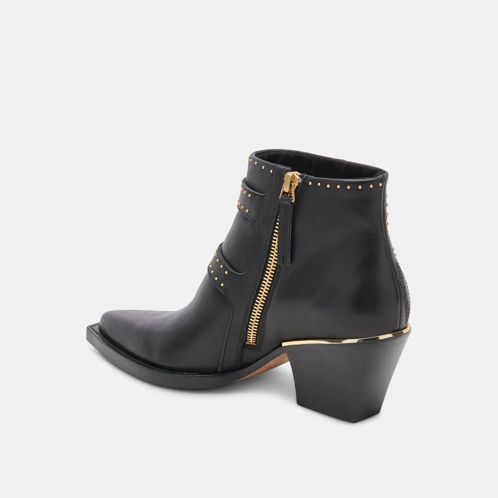 Dolce Vita Ronnie Studded Black Booties