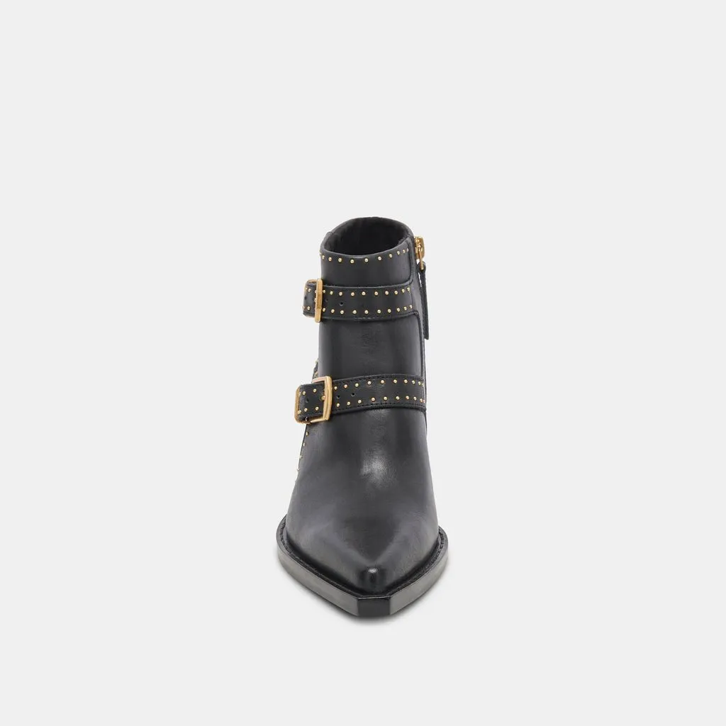 Dolce Vita Ronnie Studded Black Booties