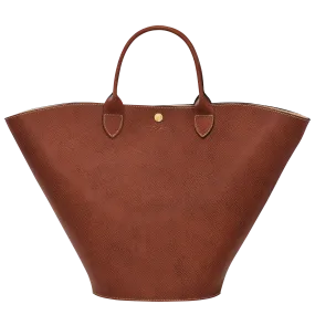 Épure XL Tote bag Brown - Leather