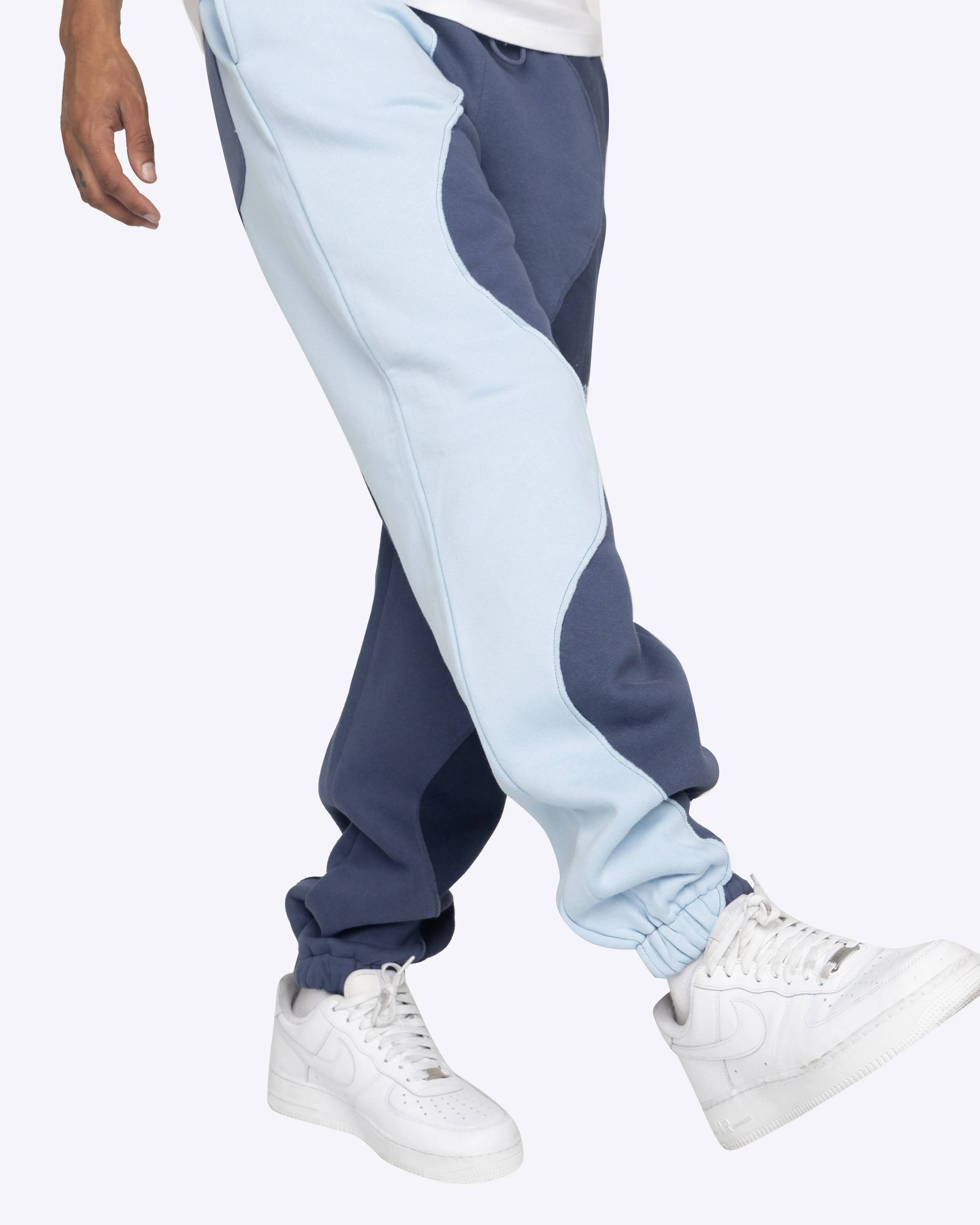 EPTM X PASCAL WAVY SWEATPANTS-BLUE