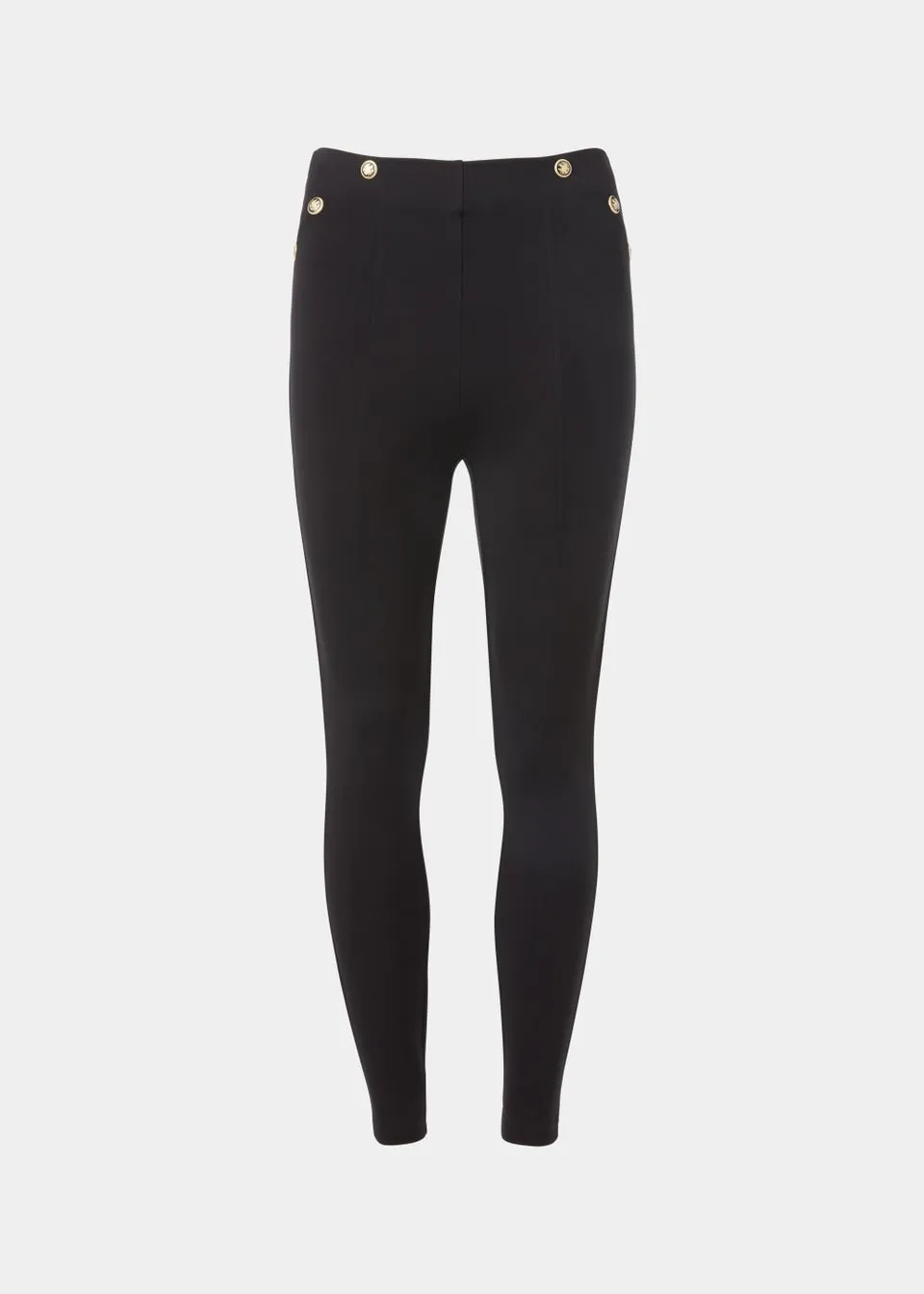 Et Vous Black Button Leggings