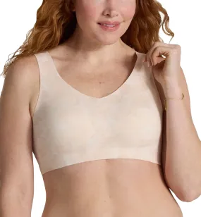 Evelyn & Bobbie DEFY V-Neck Bralette w/ Removable Pads (1728) - Champagne Ginkgo