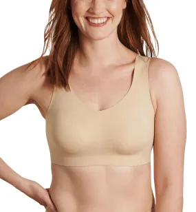 Evelyn & Bobbie DEFY V-Neck Bralette w/ Removable Pads (1728) - Sand