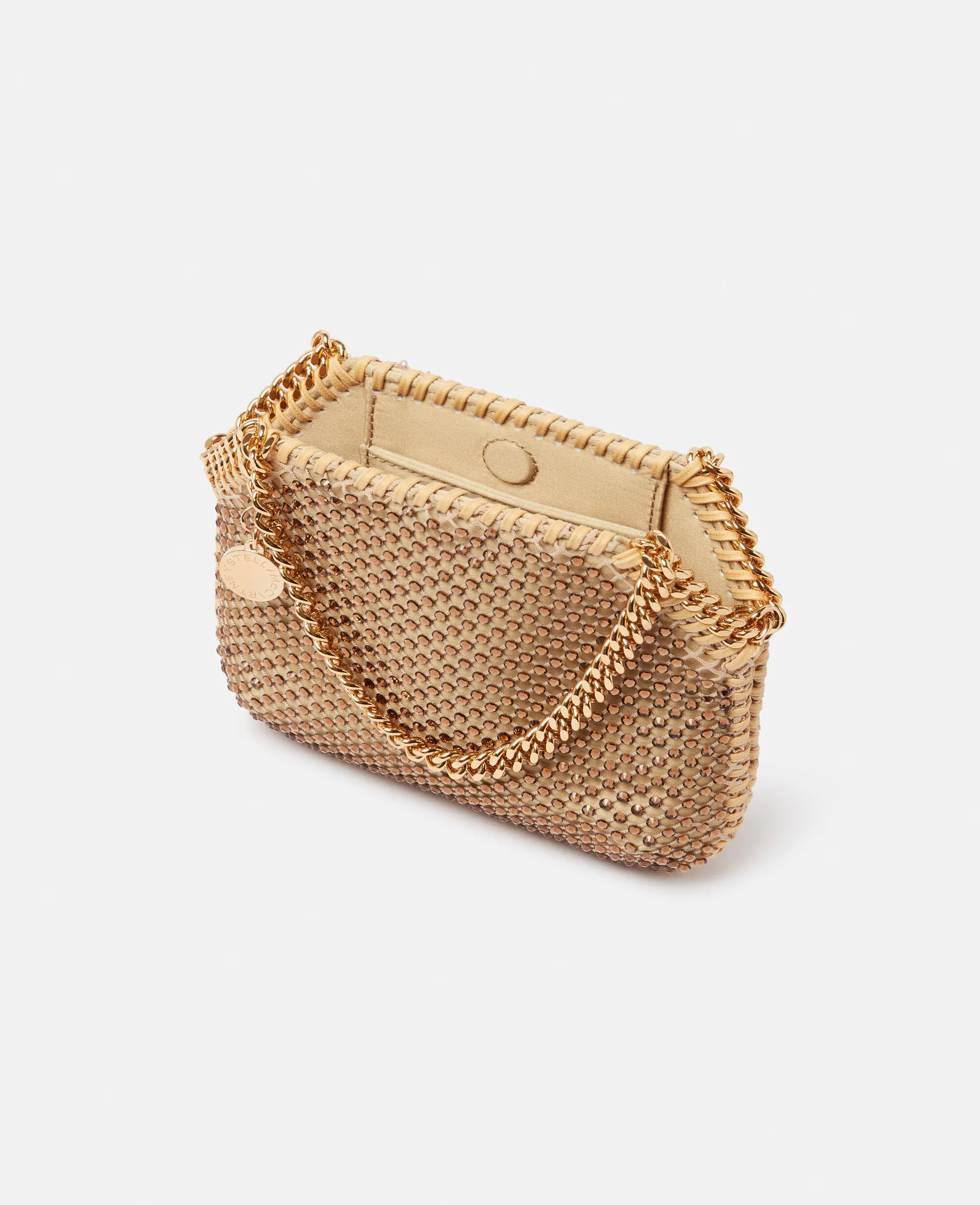 Falabella Crystal Mesh Mini Tote Bag